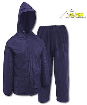 Αδιάβροχο Κουστούμι με Φερμουάρ Alpin Μπλε PVC 0.15mm