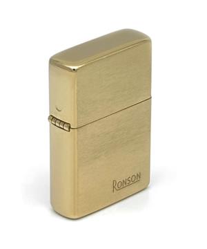 Αναπτήρας Ronson Fluid Lighter Brushed Gold