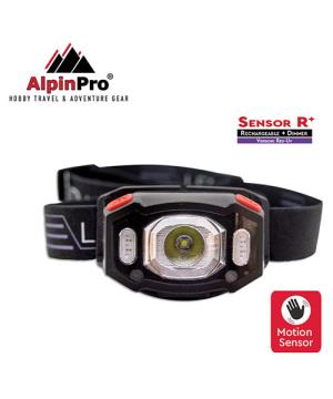 Φακός Κεφαλής AlpinPro Επαναφορτιζόμενος Sensor R+ UV
