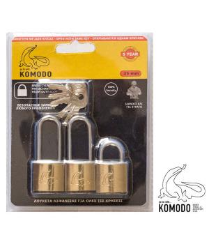 Λούκετο Ασφαλείας Komodo 25mm SETx3 