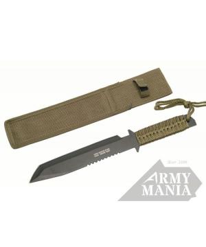Μαχαίρι Επιβίωσης Με Πλεκτή Λαβή & Θήκη PLB-001 Armymania