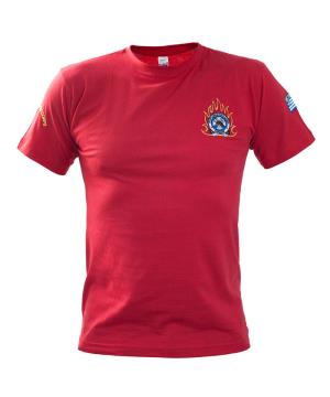 Μπλουζάκι Κόκκινο Πυροσβεστικής Εποχικού Chris