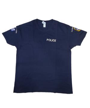 Μπλουζάκι T-Shirt JHK Αστυνομίας Υπερμέγεθος Chris