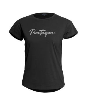 Pentagon Womann's T-Shirt Whisper Calligraphy