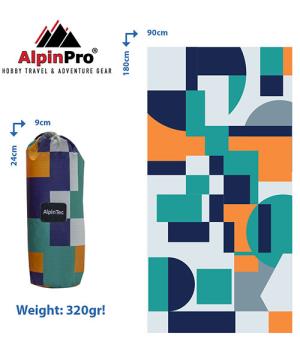 Πετσέτα Microfiber DryFast Shapes I XXL 90x180cm AlpinTec